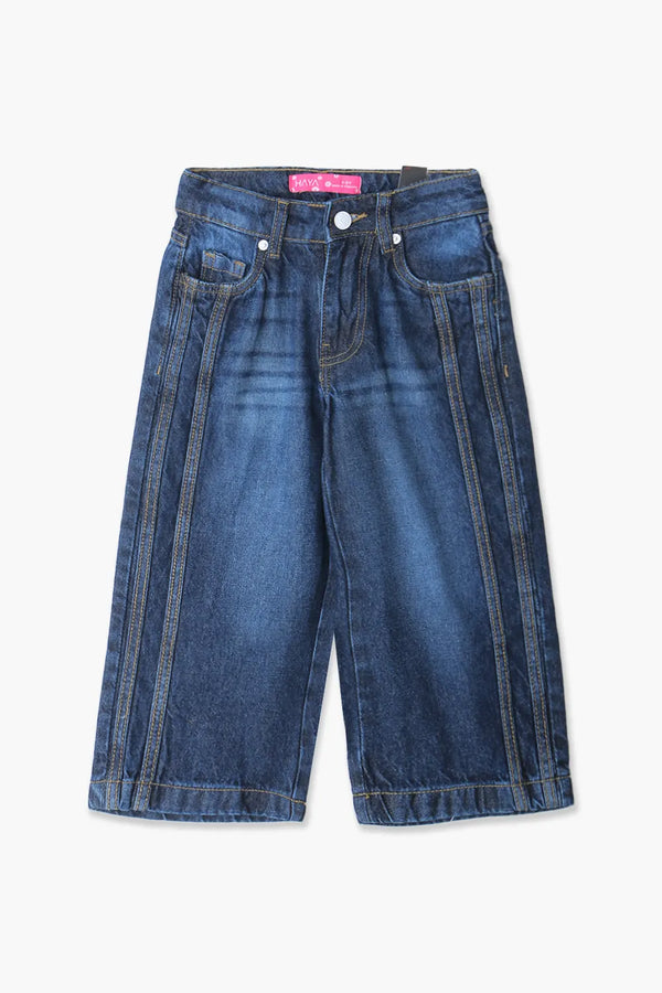 Denim Wide Leg Pant
