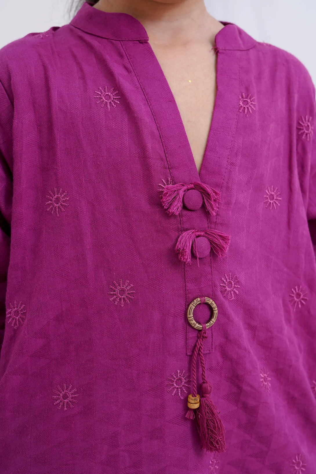 girls emb suit 326346-EX-0000002220-PURPLE-GS24-124-GH-11